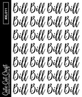 Bill || XL Bounce Scripts